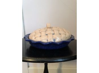 Pottery Covered Pie Dish