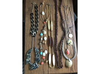 Costume Jewelry Necklaces - Abalone