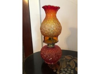 Red/orange Oil Lamp