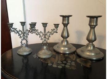 Two Sets Of Candlesticks
