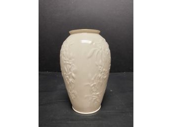Ivory Lenox Flower Design Vase