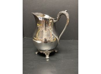 Silver Plate Water Pitcher