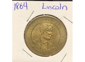 1864 Abraham Lincoln Campaign Token