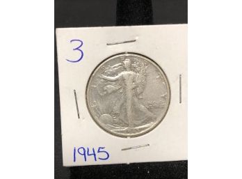 Walking Liberty Half Dollar - 1945  #3