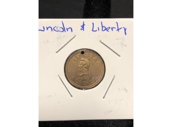 Lincoln & Liberty Token