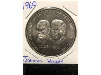 1960 Kennedy/johnson Campaign Token