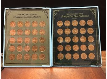 Franklin Mint Series 1 & 2 Antique Car Coin Collection