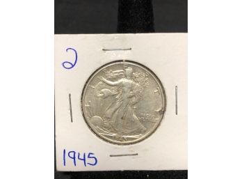 Walking Liberty Half Dollar - 1945  #2