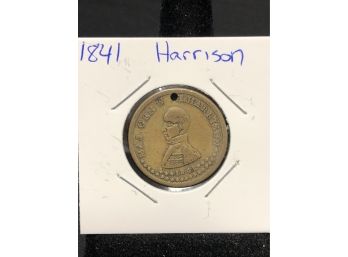 1841 Harrison Campaign Token