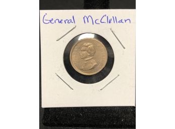 1864 General McClellan Campaign Token