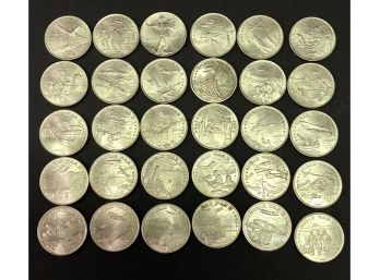 Hutt River Province 30p - WW2 $5 Coins All Different 1992