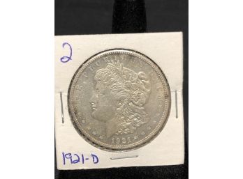 Morgan Silver Dollar - 1921-D  #2