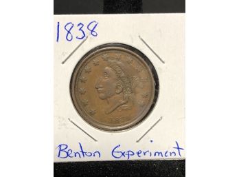 1838 Benton Experiment Token