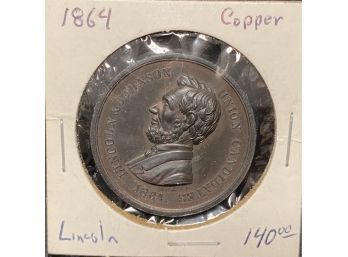 Lincoln Copper Campaign - 1864