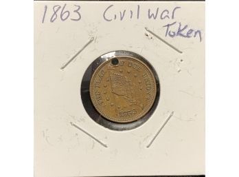 Civil War Token - 1863