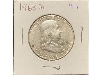 Franklin Half Dollar - 1963-D (#1)