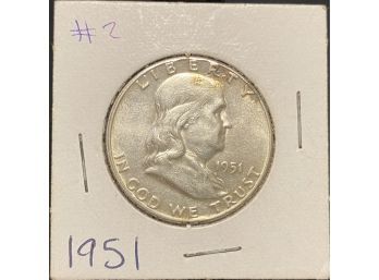 Franklin Half Dollar - 1951 (#2)