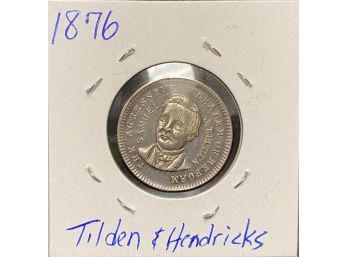 Tilden & Hendricks Campaign Token -1876