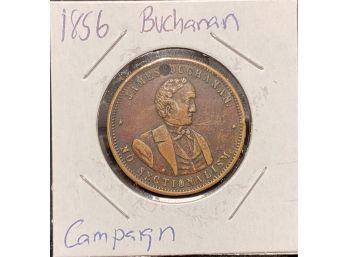 Buchanan Campaign Token - 1856