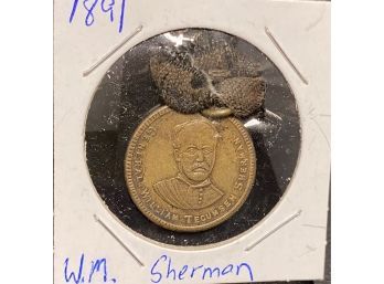 William Sherman Campaign Token - 1891