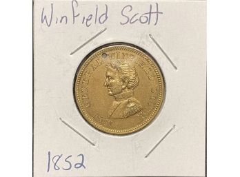 Winfield Scott Campaign Token - 1852