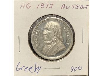 Greeley Campaign Token - 1872