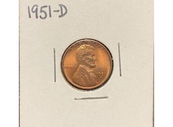 Lincoln Penny - 1951-D