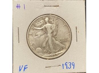 Walking Liberty Half Dollar - 1939 (#1)