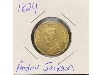 Andrew Jackson Campaign Token - 1824