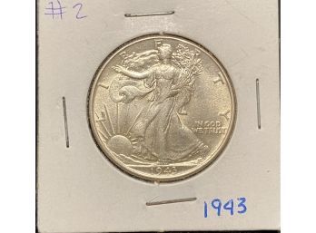 Walking Liberty Half Dollar - 1943 (#2)
