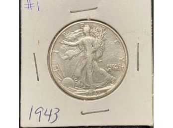 Walking Liberty Half Dollar - 1943 (#1)