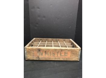 Vintage Whistle Soda Crate