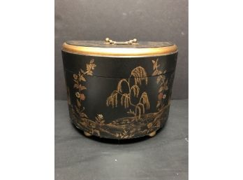 Painted Asian Wooden Box