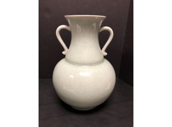 Crackle Glazed Vase 14.5'