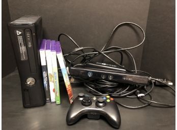 XBox 360 S  Kinect & Games
