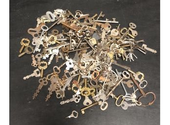Jar Of Vintage Keys