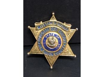 New Haven Honorary Deputy Sheriff Badge