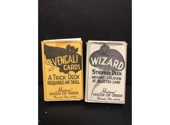 Vintage Magic Trick Card Decks