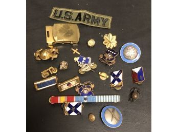 Vintage Military Insignias/pins