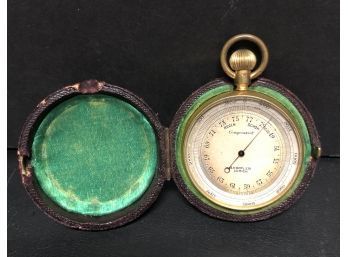 Antique Pocket Compensated Barometer