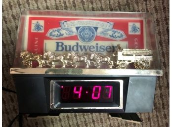 Budweiser Register Topper Clock