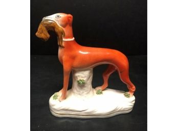 Antique Staffordshire Whippet