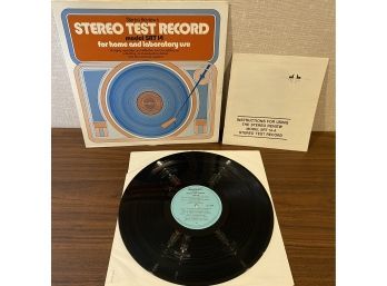 Stereo Test Record-Model SRT 14