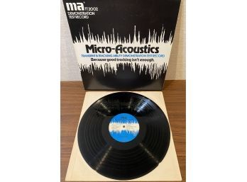 Micro-Acoustics Demonstration Test Record