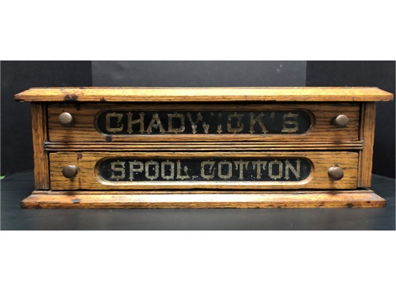 Antique Chadwicks Spool Cabinet