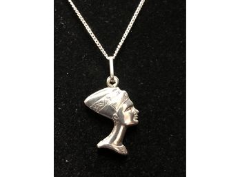 Sterling Silver Nefertiti Necklace