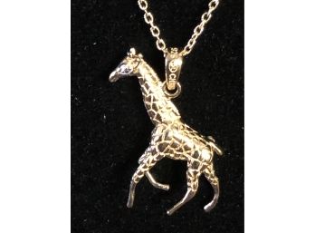 Giraffe Gold Over Sterling Necklace