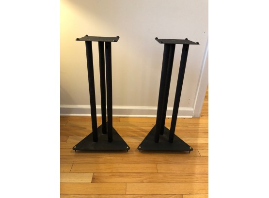 Pair Metal Speaker Stands
