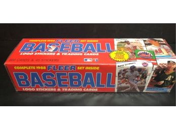 1988 Fleer Baseball Set - Factory Sealed