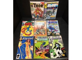 8 Comics Lot - Thor - Punisher - Wolverine